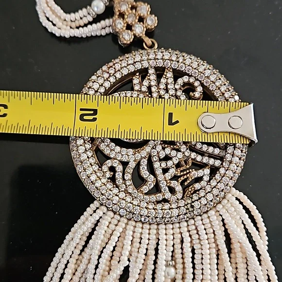 A Beaded long necklace - Picture 4 of 6